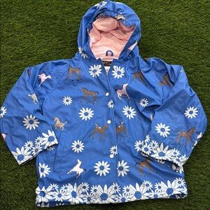 Foxfire For Kids Blue Pony Raincoat/Jacket
